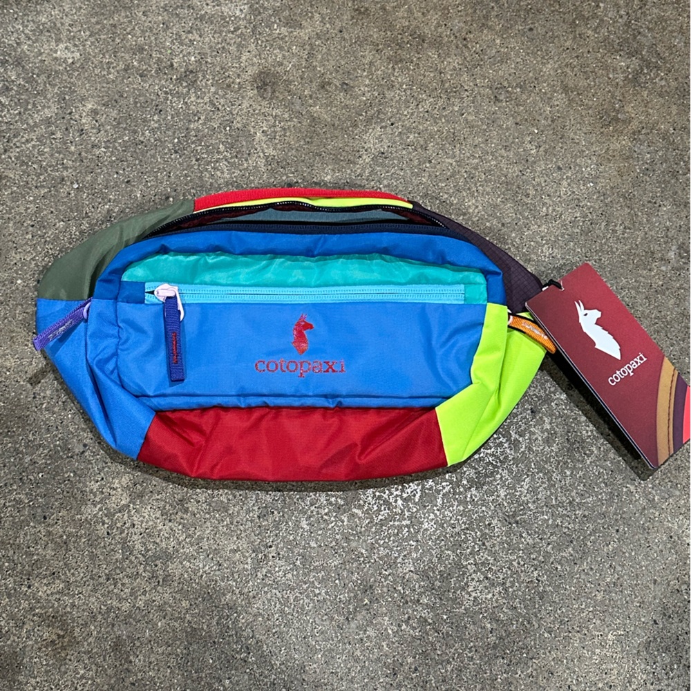 Colorful Cotopaxi Fanny Pack
Kapai 3L Hip Pack - Del Dia
One-of-a-Kind…